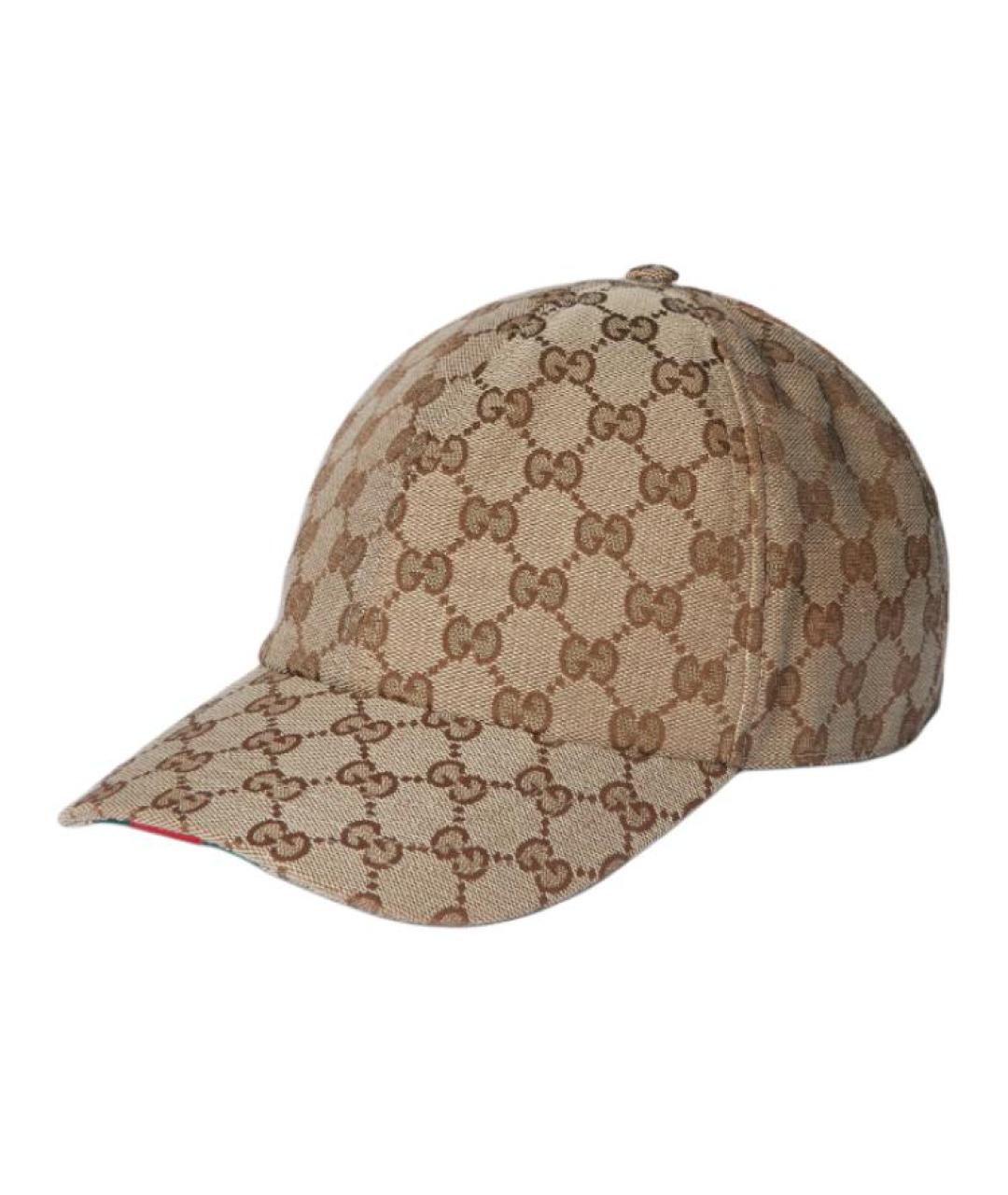 GUCCI Бежевая кепка/бейсболка, фото 1