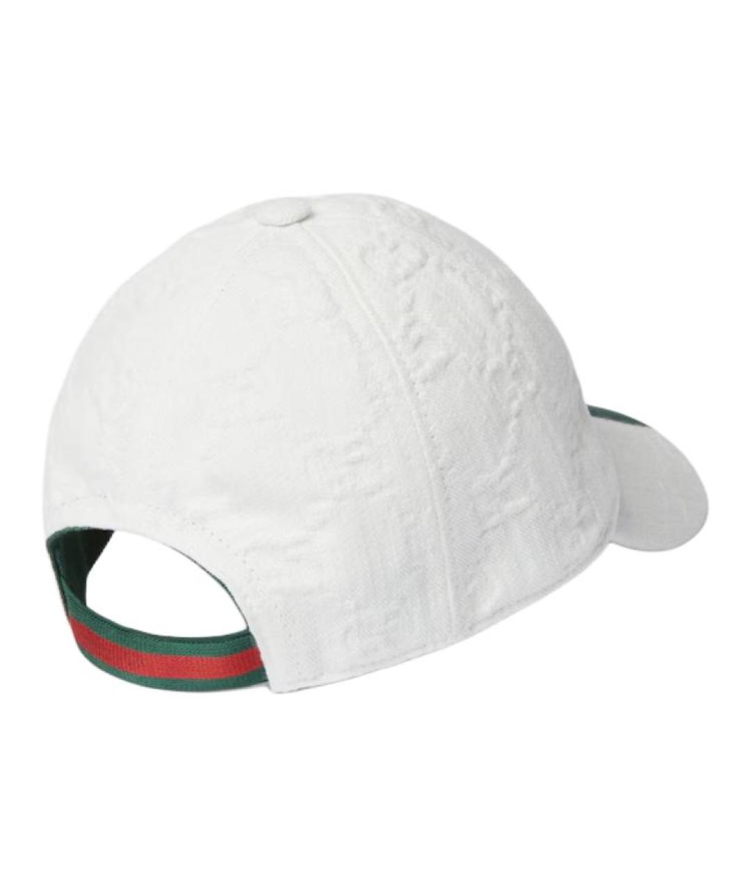 GUCCI Белая кепка, фото 2