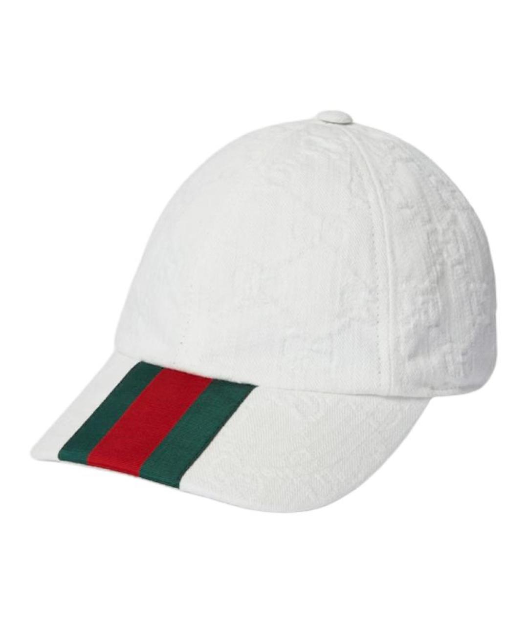 GUCCI Белая кепка, фото 1