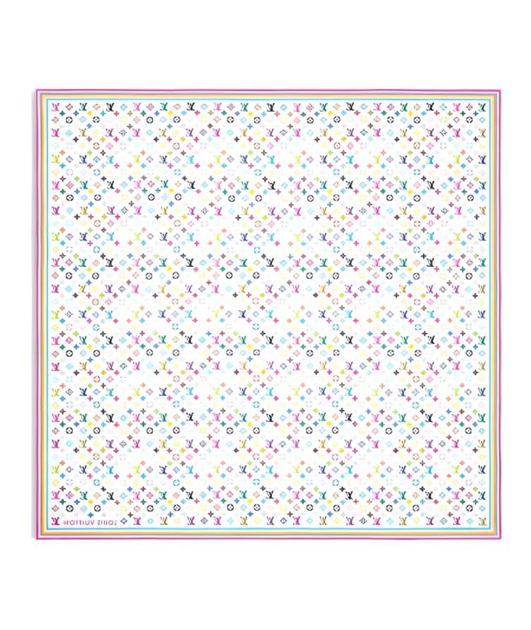 LOUIS VUITTON Розовый шарф, фото 2