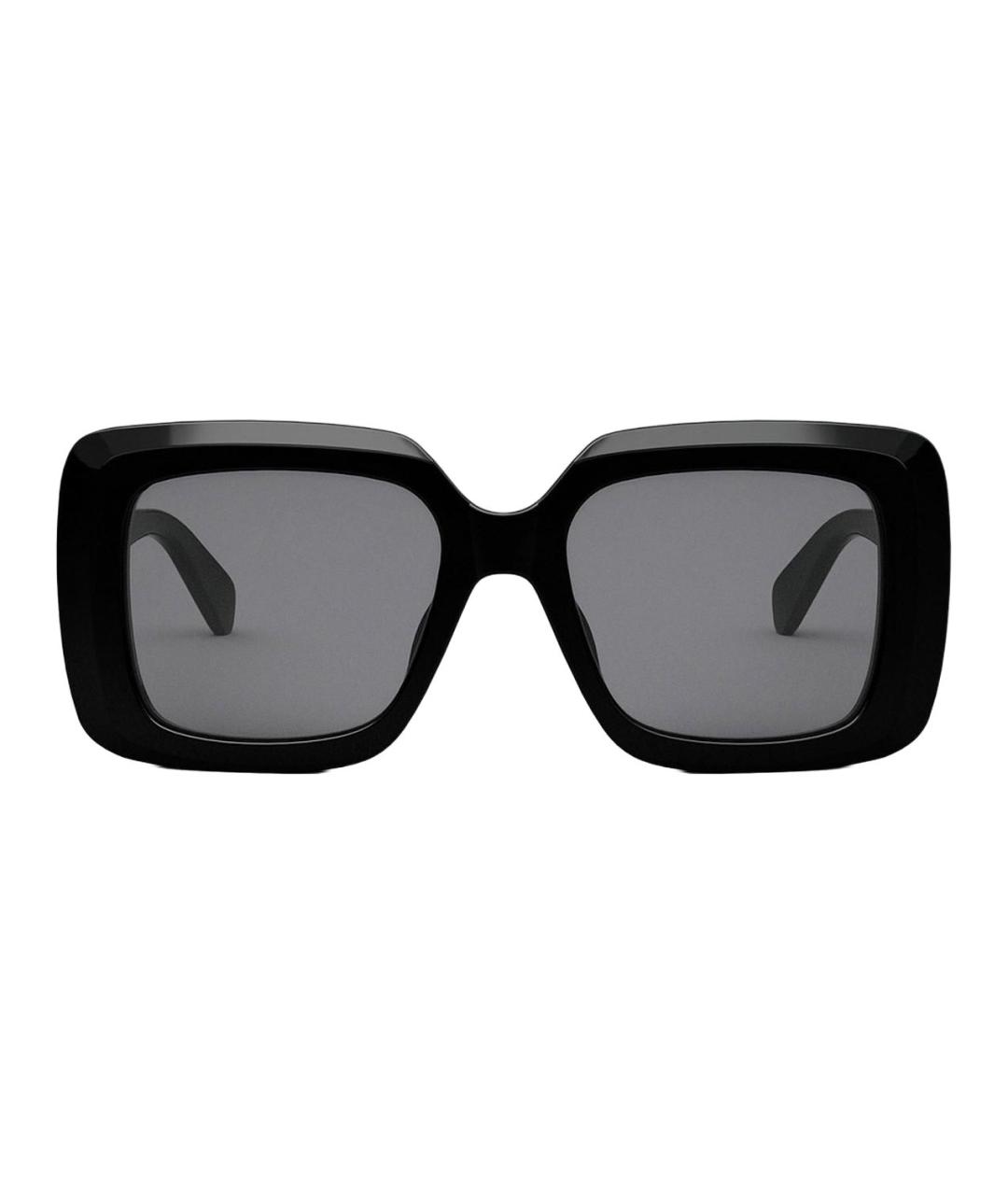 CELINE Черные пластиковые солнцезащитные очки, фото 2