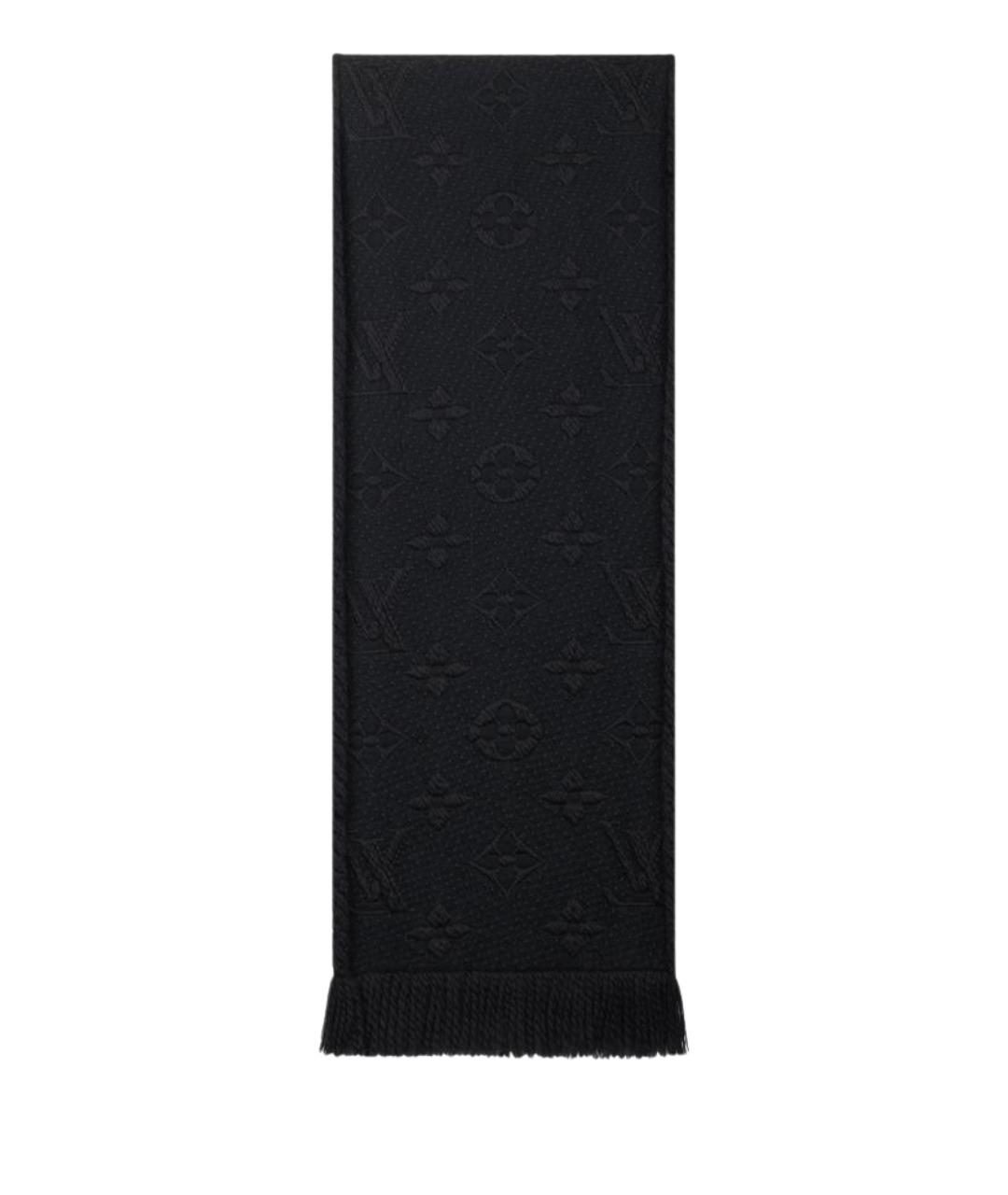 LOUIS VUITTON Черный шарф, фото 1
