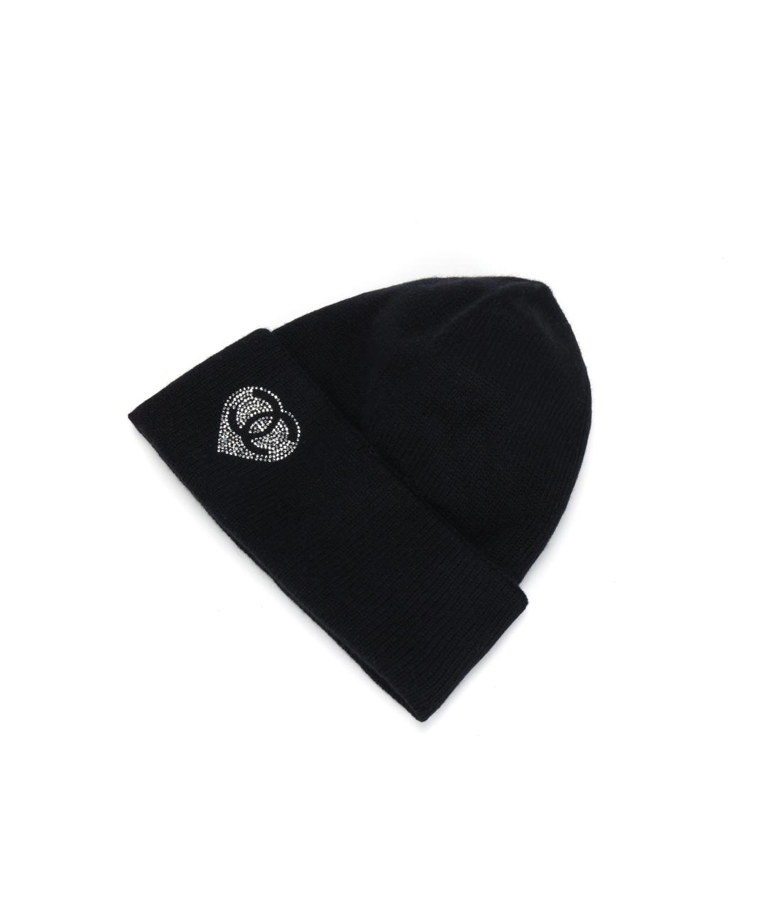CHANEL Черная шапка, фото 3