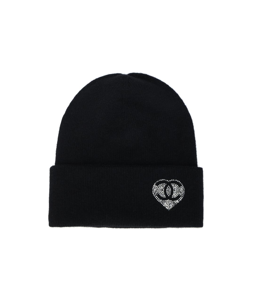 CHANEL Черная шапка, фото 5