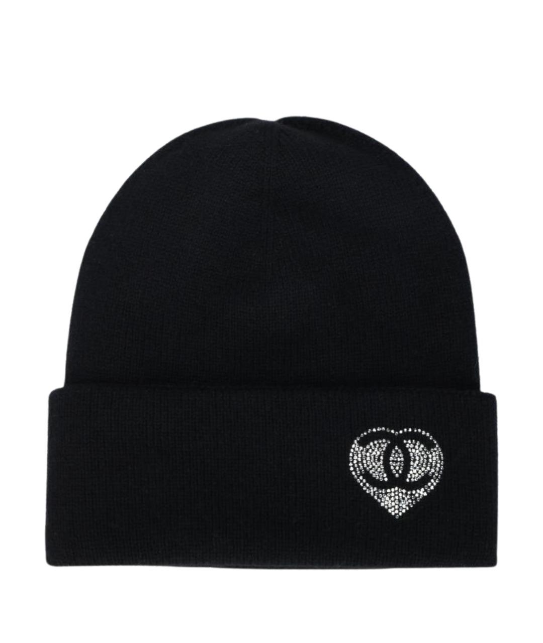 CHANEL Черная шапка, фото 1