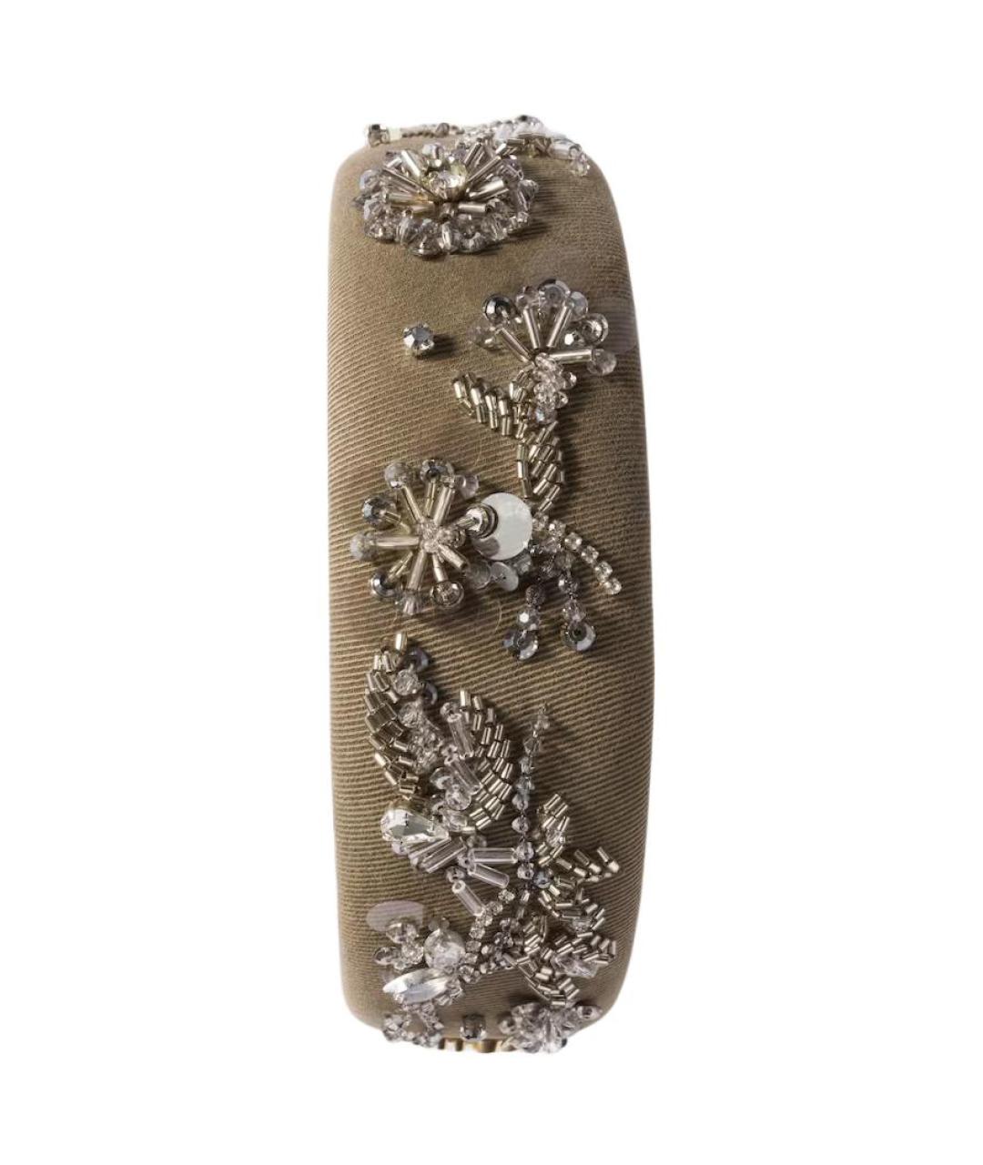 MIU MIU Бежевый ободок, фото 3