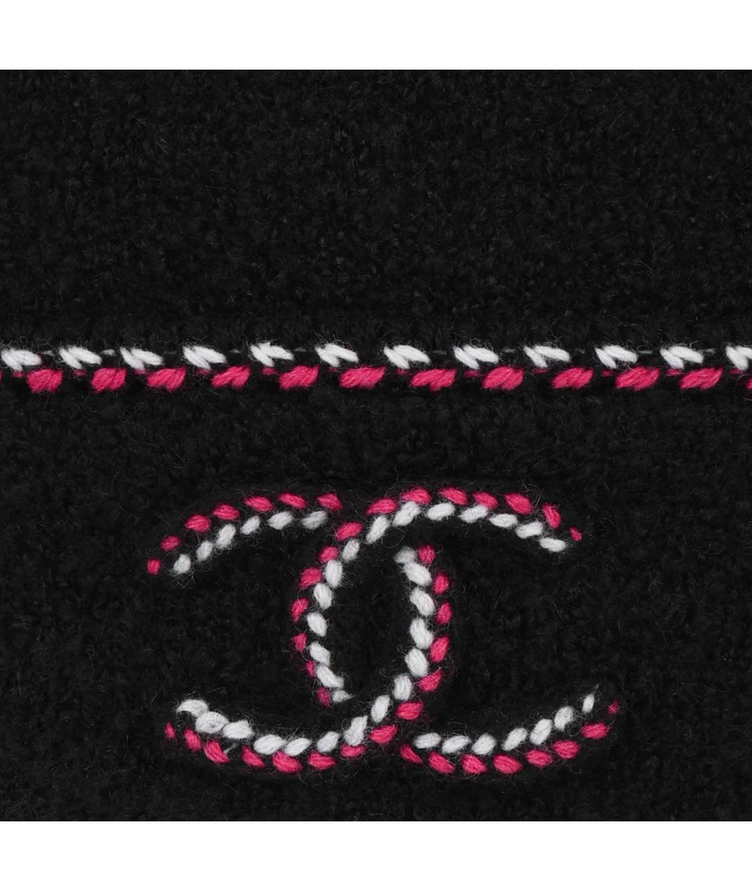 CHANEL Черная шапка, фото 5