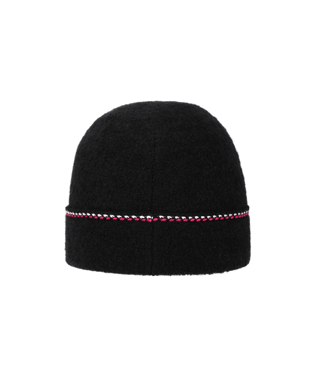 CHANEL Черная шапка, фото 3