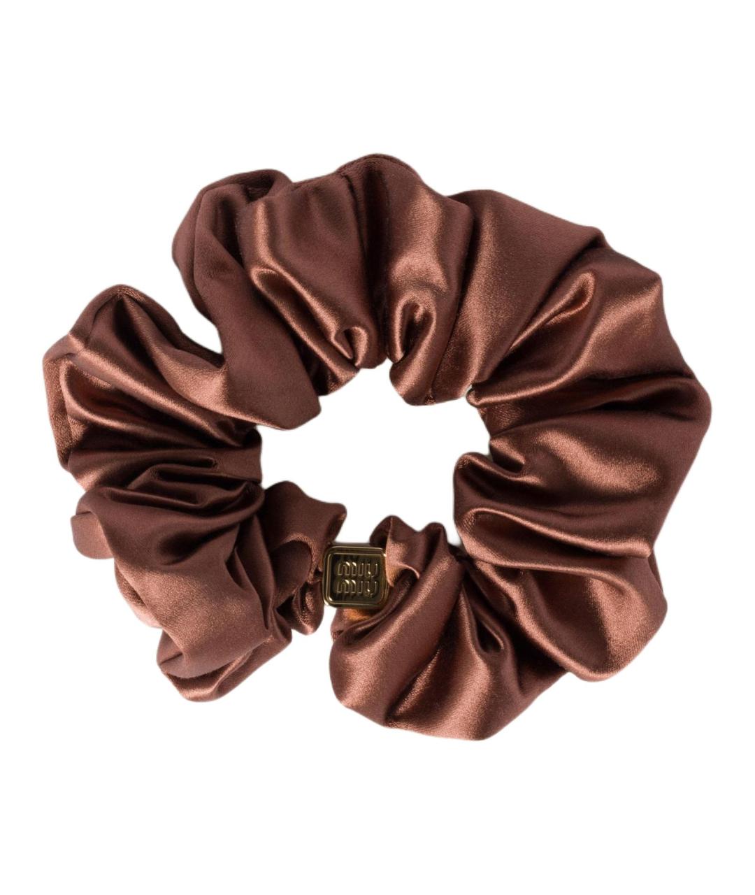 MIU MIU Коричневая резинка, фото 1