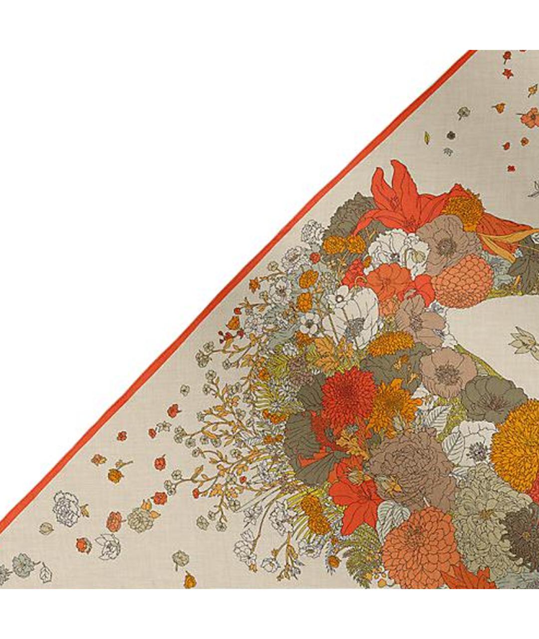 HERMES Мульти кашемировый шарф, фото 2