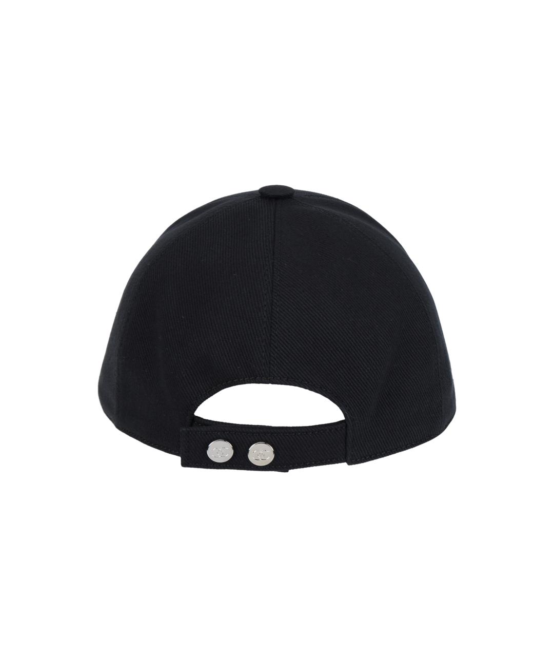 CHANEL Черная кепка, фото 3