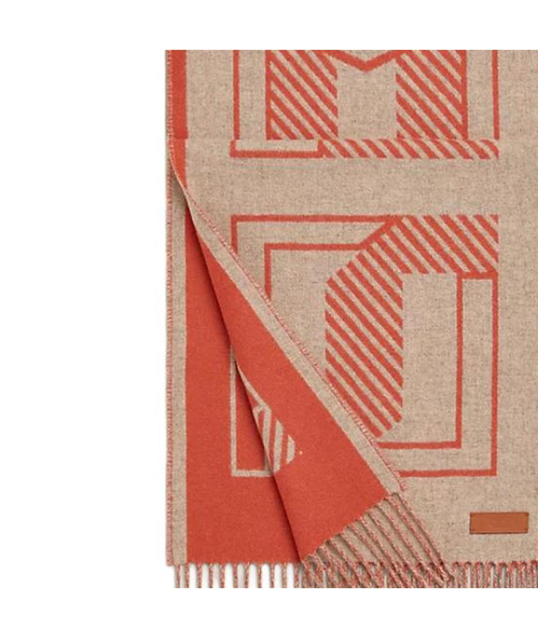 HERMES Мульти кашемировый шарф, фото 2