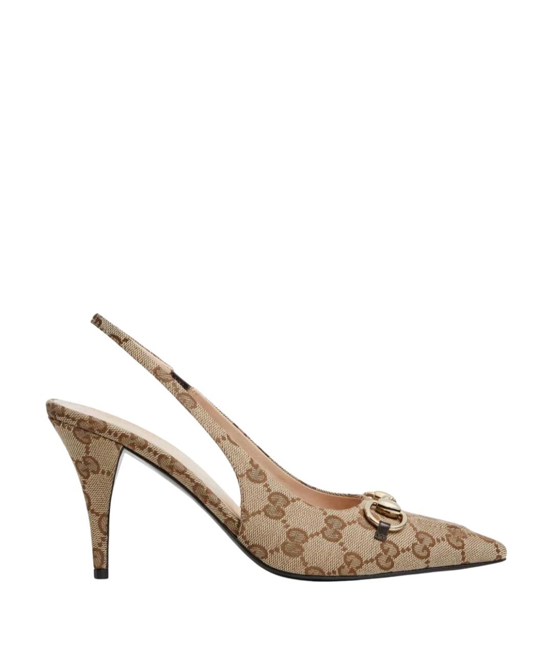 GUCCI Бежевые туфли, фото 1