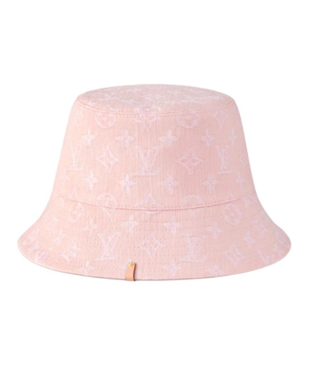 LOUIS VUITTON Розовая хлопковая панама, фото 2