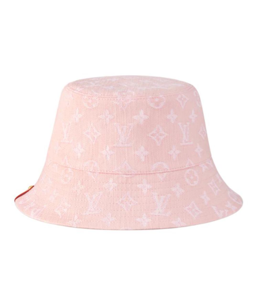LOUIS VUITTON Розовая хлопковая панама, фото 1