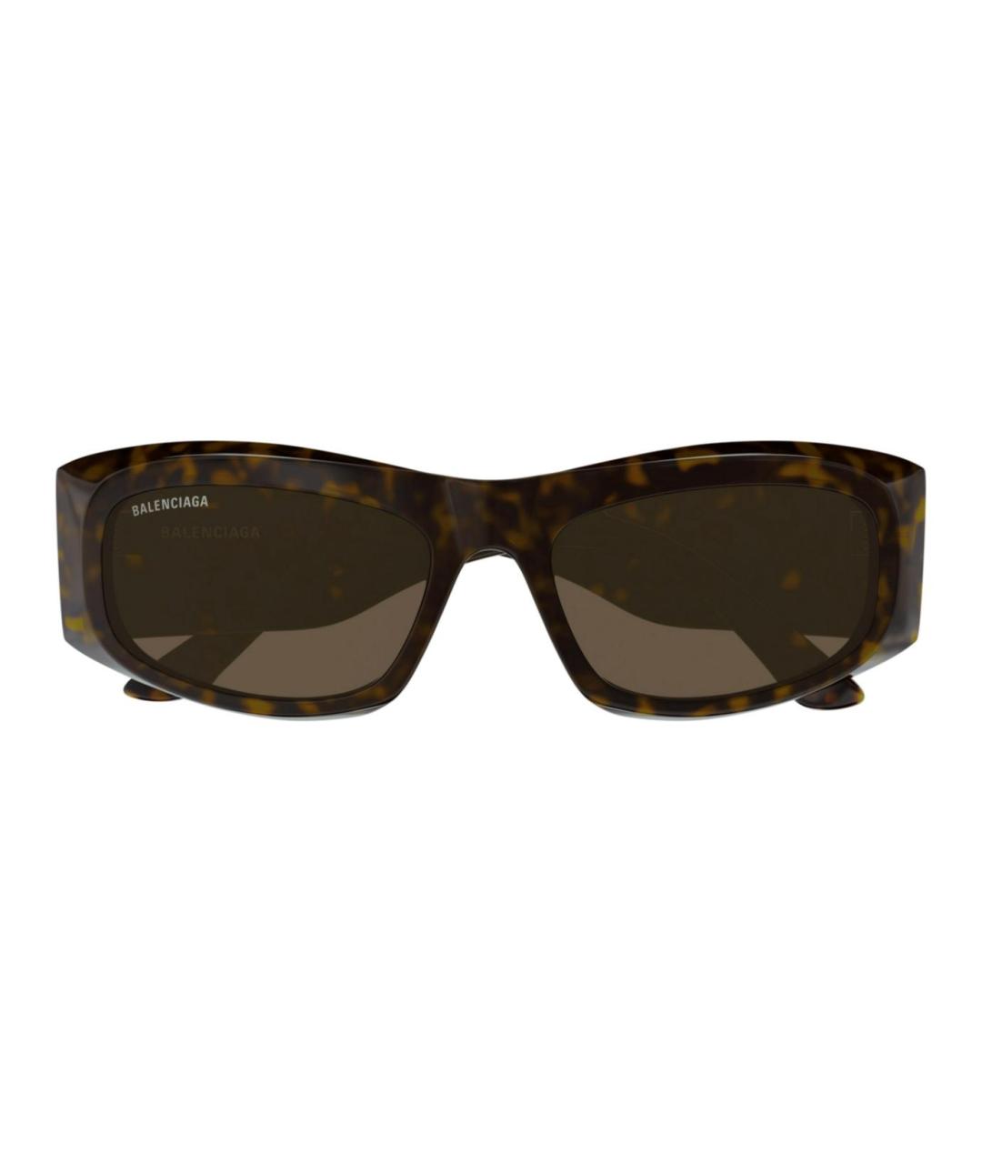 BALENCIAGA Черные пластиковые солнцезащитные очки, фото 2