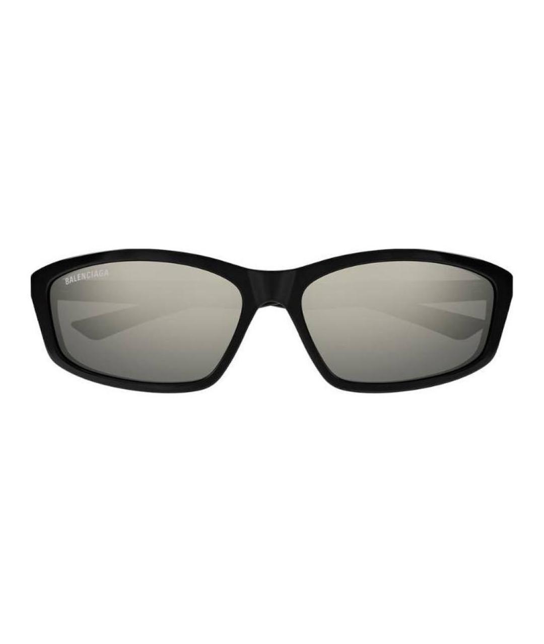 BALENCIAGA Черные пластиковые солнцезащитные очки, фото 2