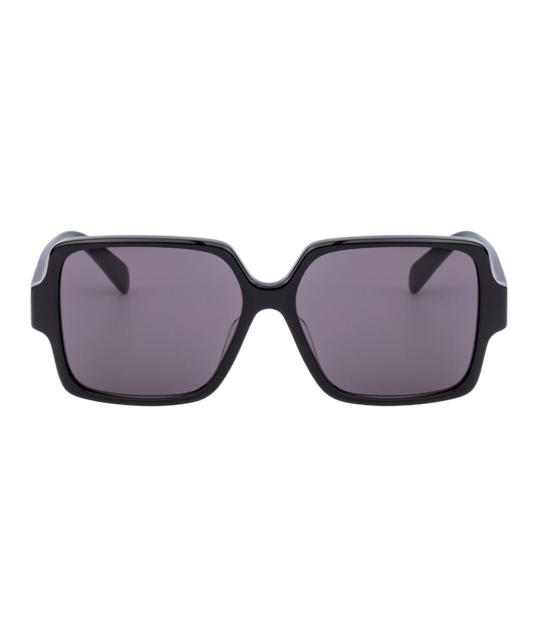 CELINE Черные пластиковые солнцезащитные очки, фото 1