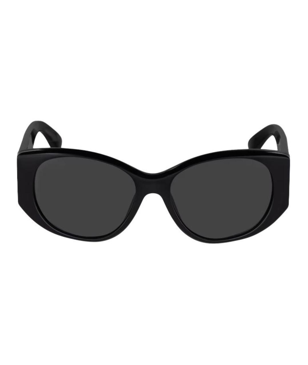 BALENCIAGA Черные пластиковые солнцезащитные очки, фото 2