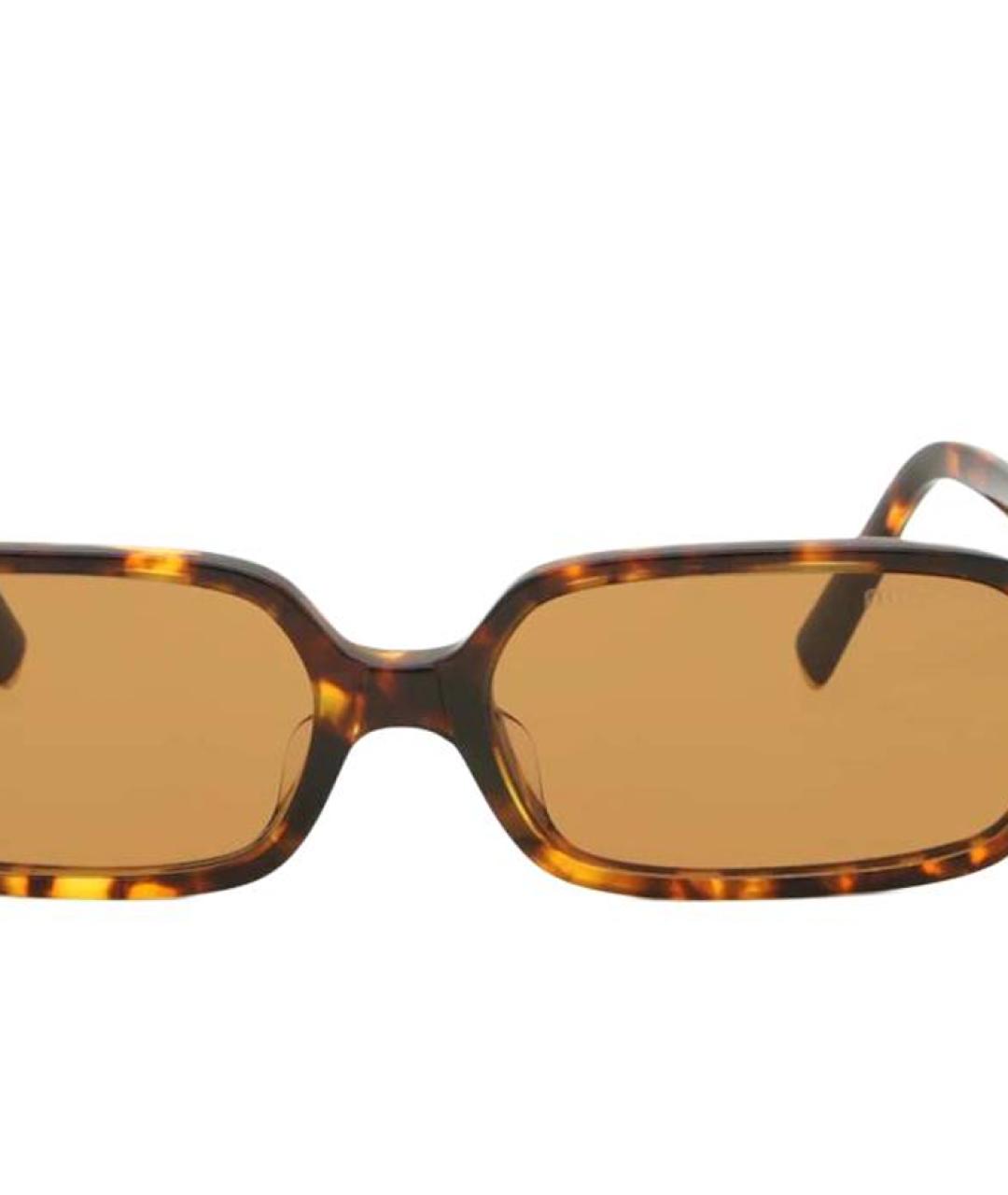 MIU MIU Коричневые солнцезащитные очки, фото 2