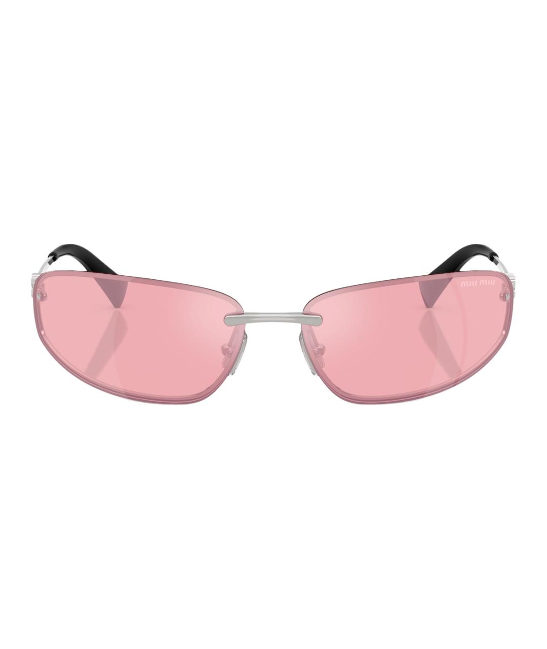 MIU MIU Розовые солнцезащитные очки, фото 2