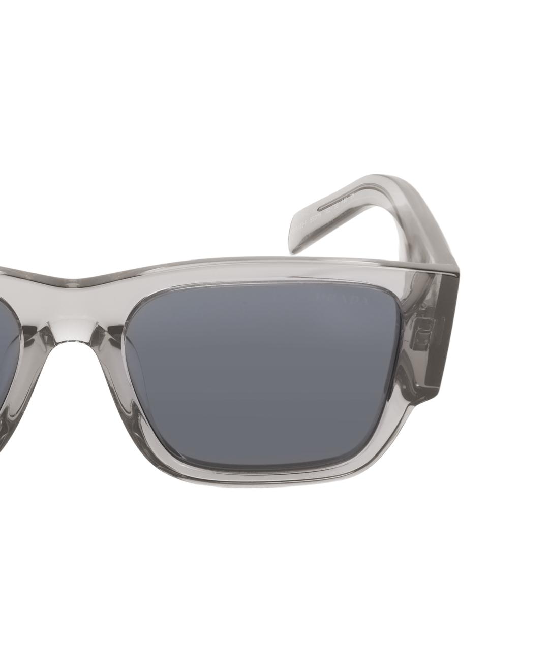 PRADA Серые пластиковые солнцезащитные очки, фото 3