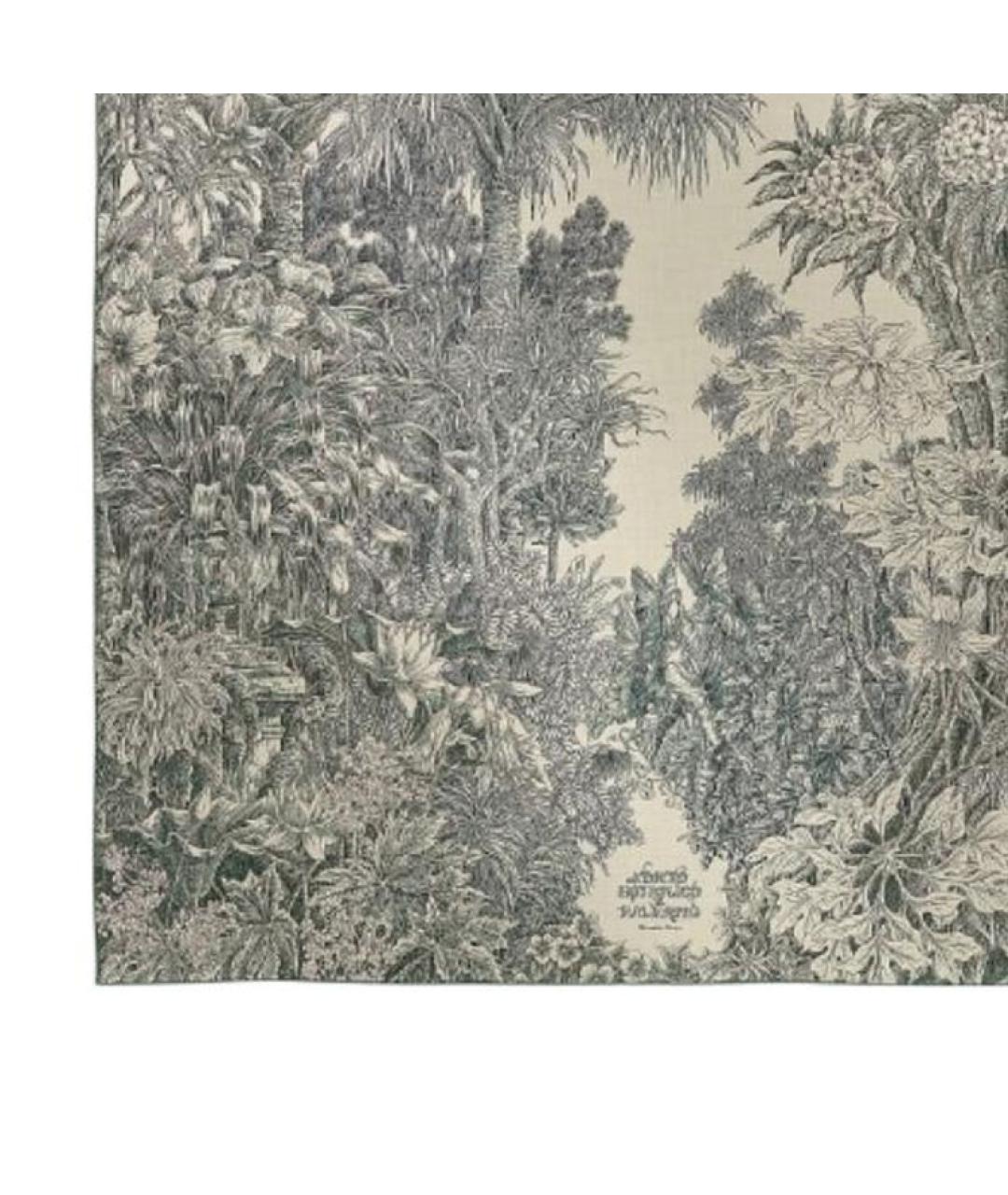 HERMES Серый кашемировый шарф, фото 3