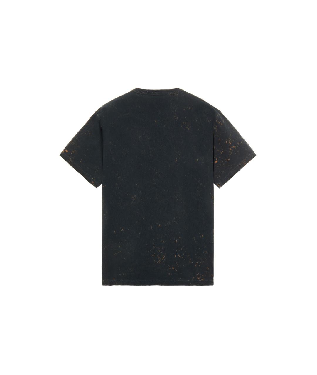STONE ISLAND Черная футболка, фото 2