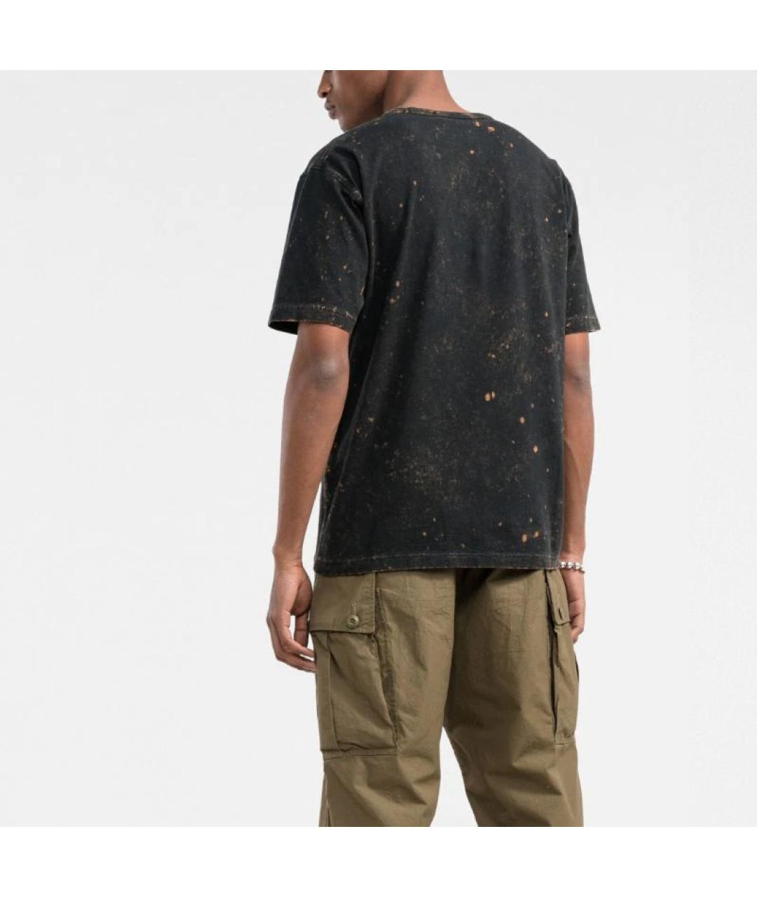 STONE ISLAND Черная футболка, фото 4