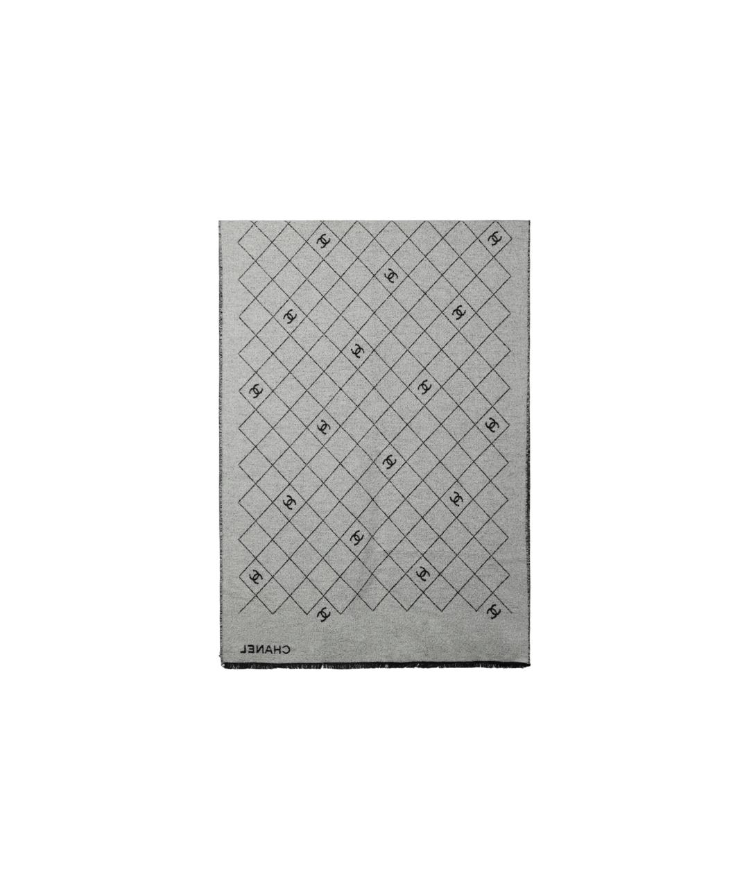 CHANEL Черный шарф, фото 2