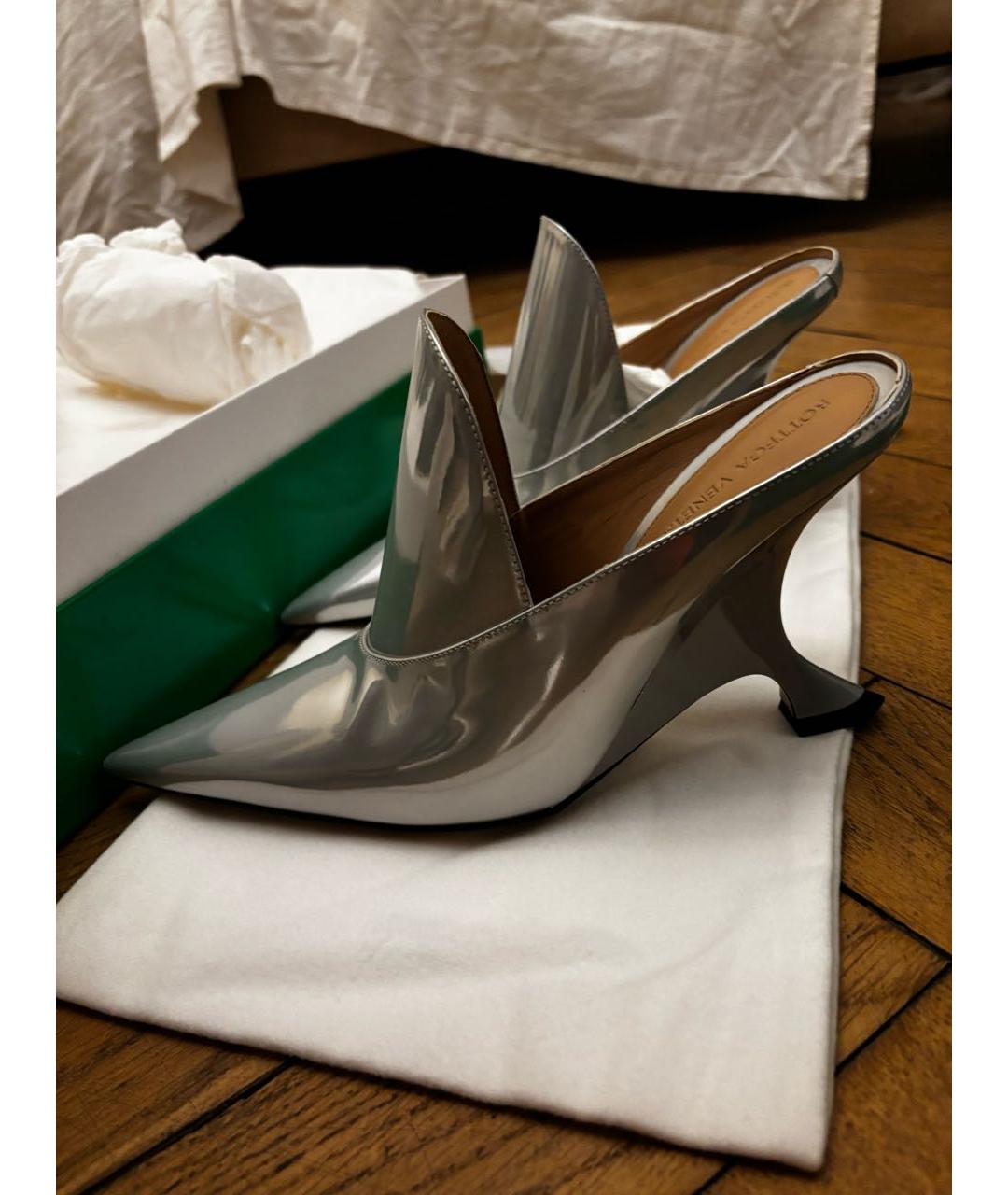 BOTTEGA VENETA Мульти туфли из лакированной кожи, фото 7