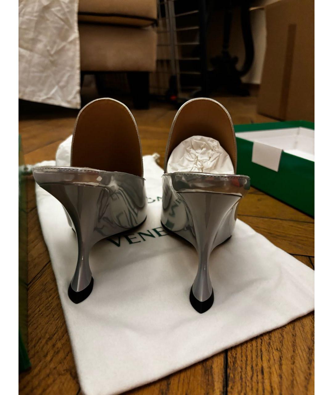 BOTTEGA VENETA Мульти туфли из лакированной кожи, фото 4