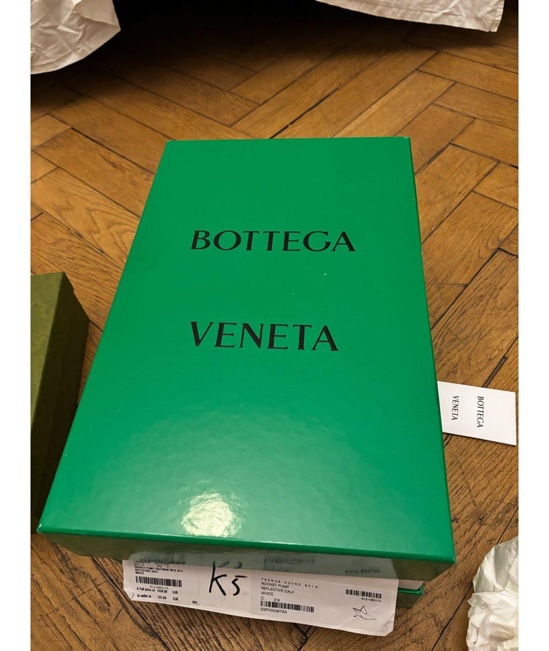 BOTTEGA VENETA Мульти туфли из лакированной кожи, фото 6