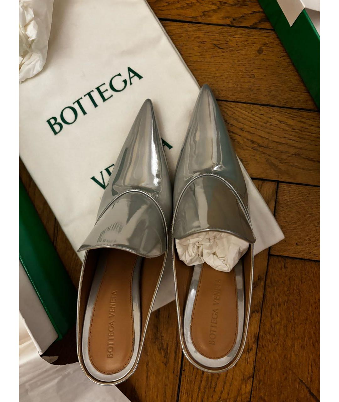 BOTTEGA VENETA Мульти туфли из лакированной кожи, фото 3