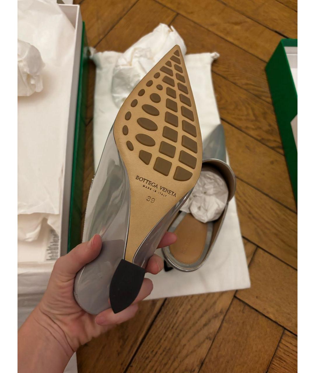 BOTTEGA VENETA Мульти туфли из лакированной кожи, фото 5