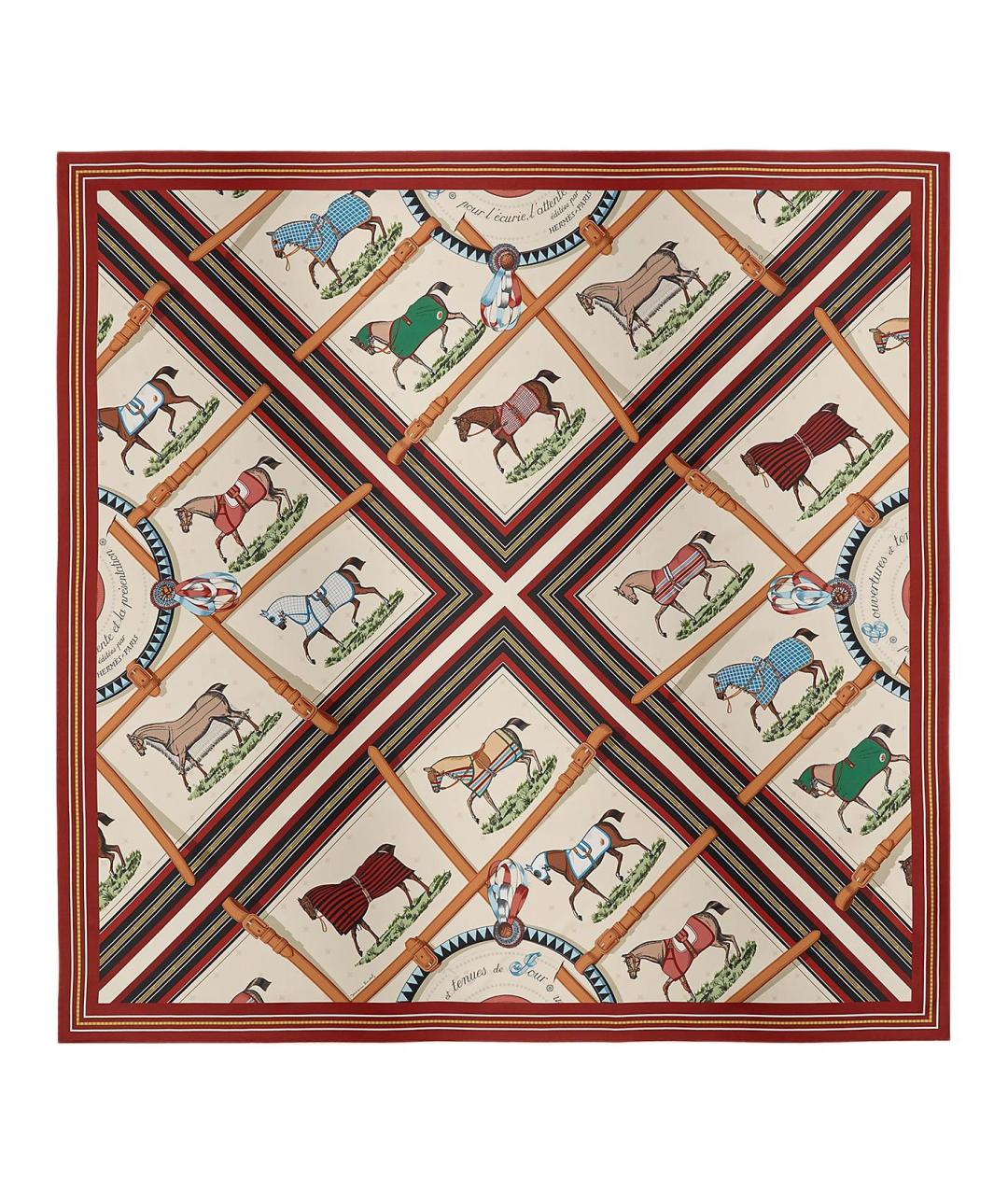 HERMES Шелковый шарф, фото 1