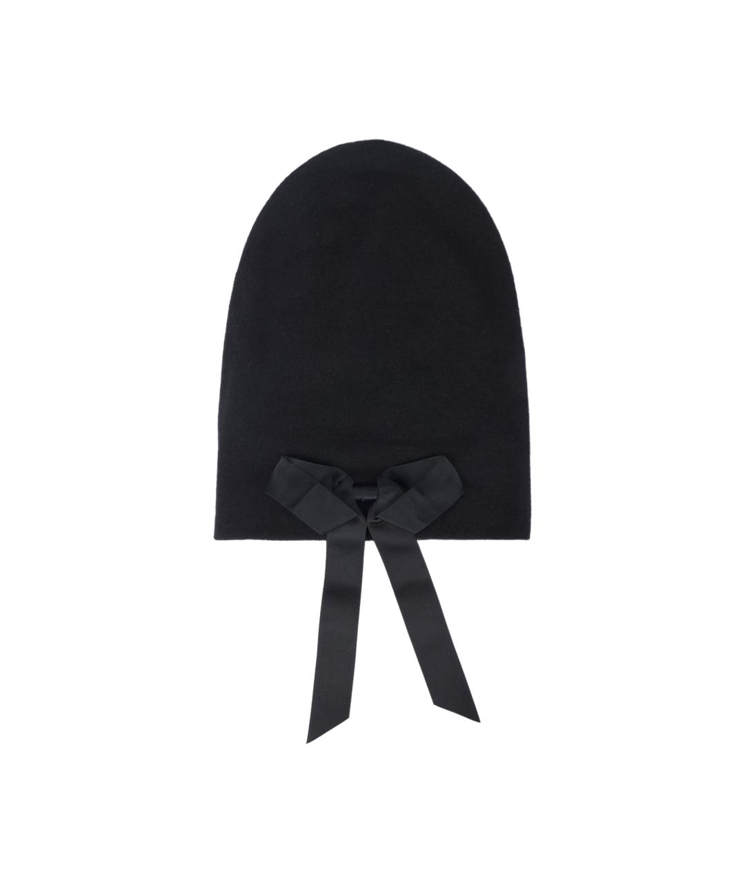 CHANEL Черная кашемировая шапка, фото 3