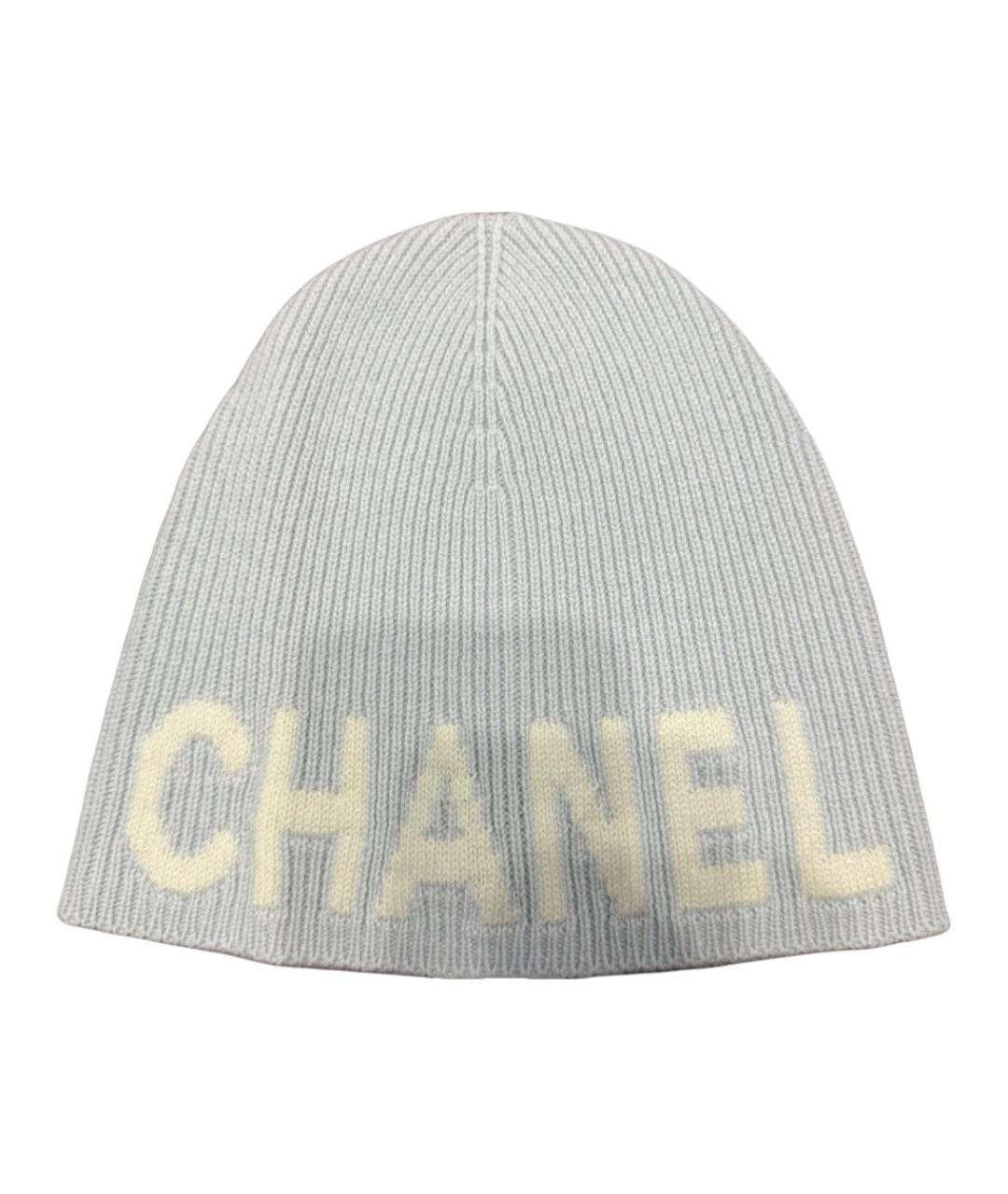 CHANEL Серая шапка, фото 1