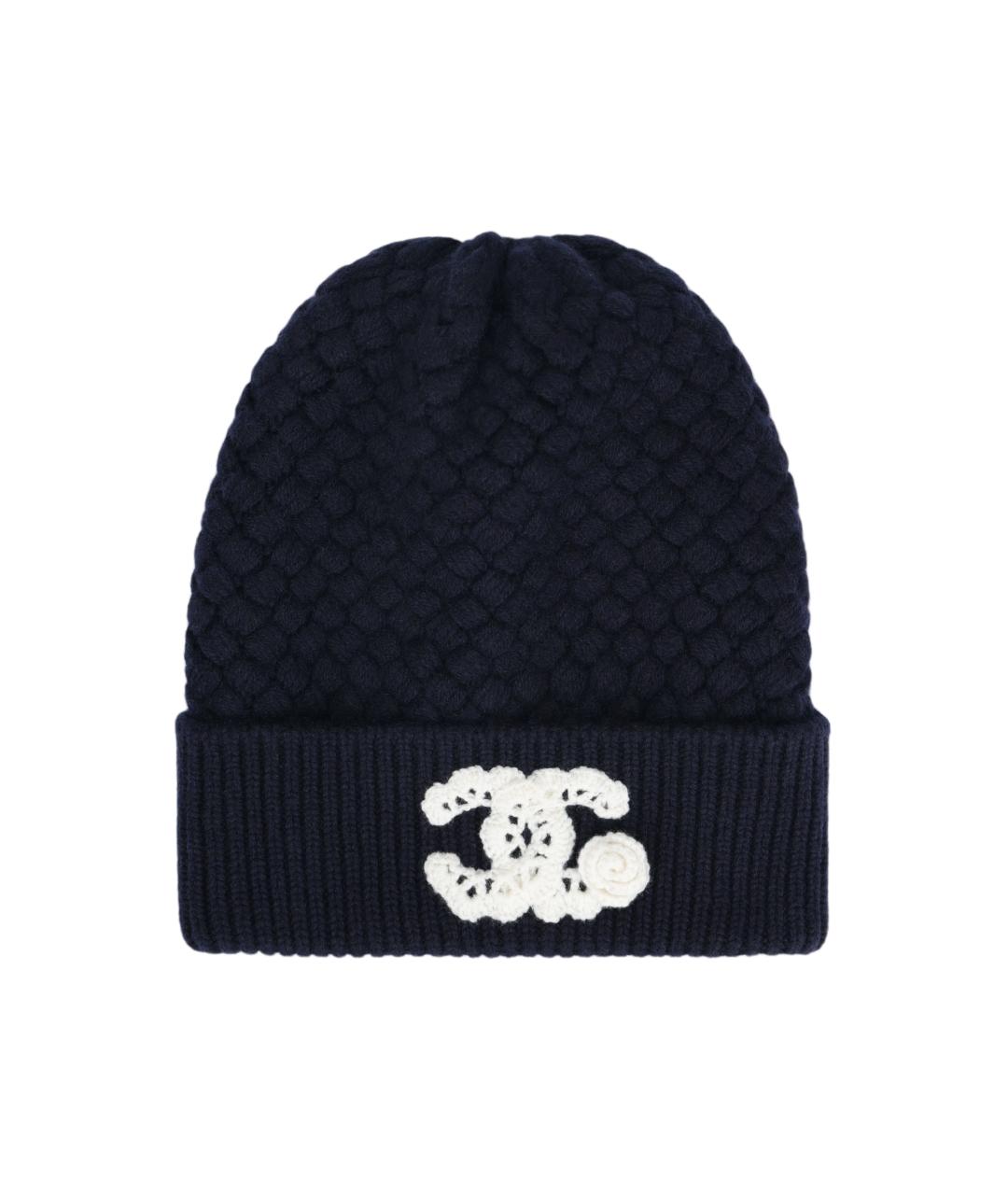 CHANEL Черная шапка, фото 4