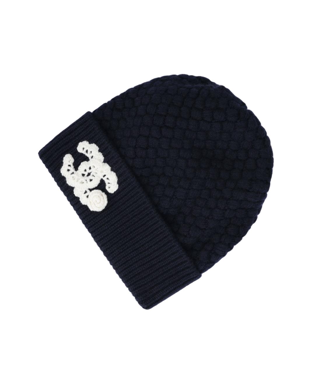 CHANEL Черная шапка, фото 2