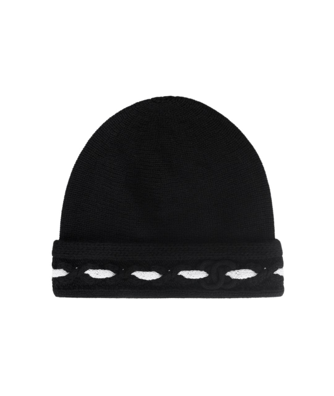 CHANEL Черная шапка, фото 4