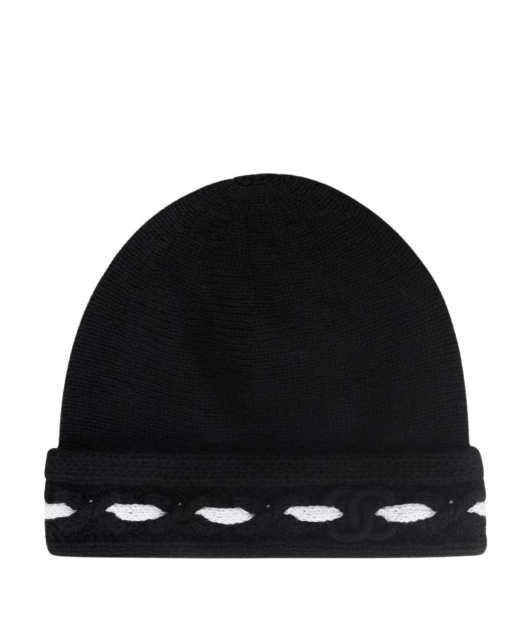 CHANEL Черная шапка, фото 1