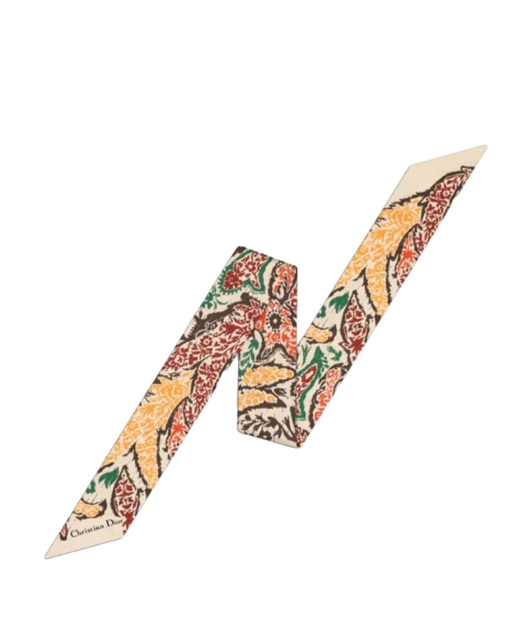 CHRISTIAN DIOR Мульти шарф, фото 1
