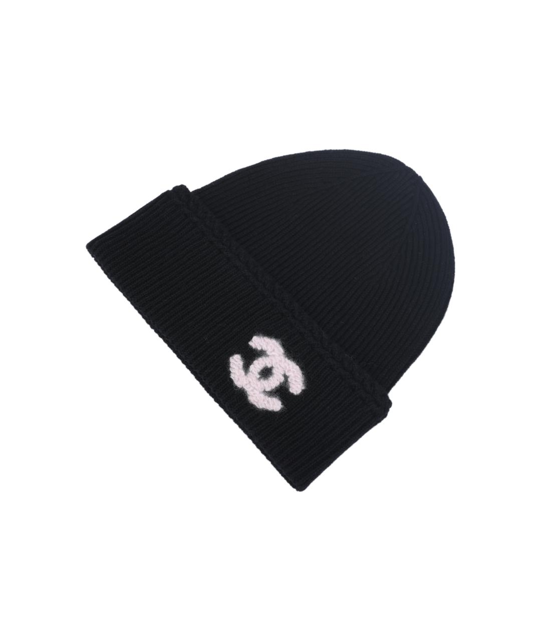 CHANEL Черная шапка, фото 2