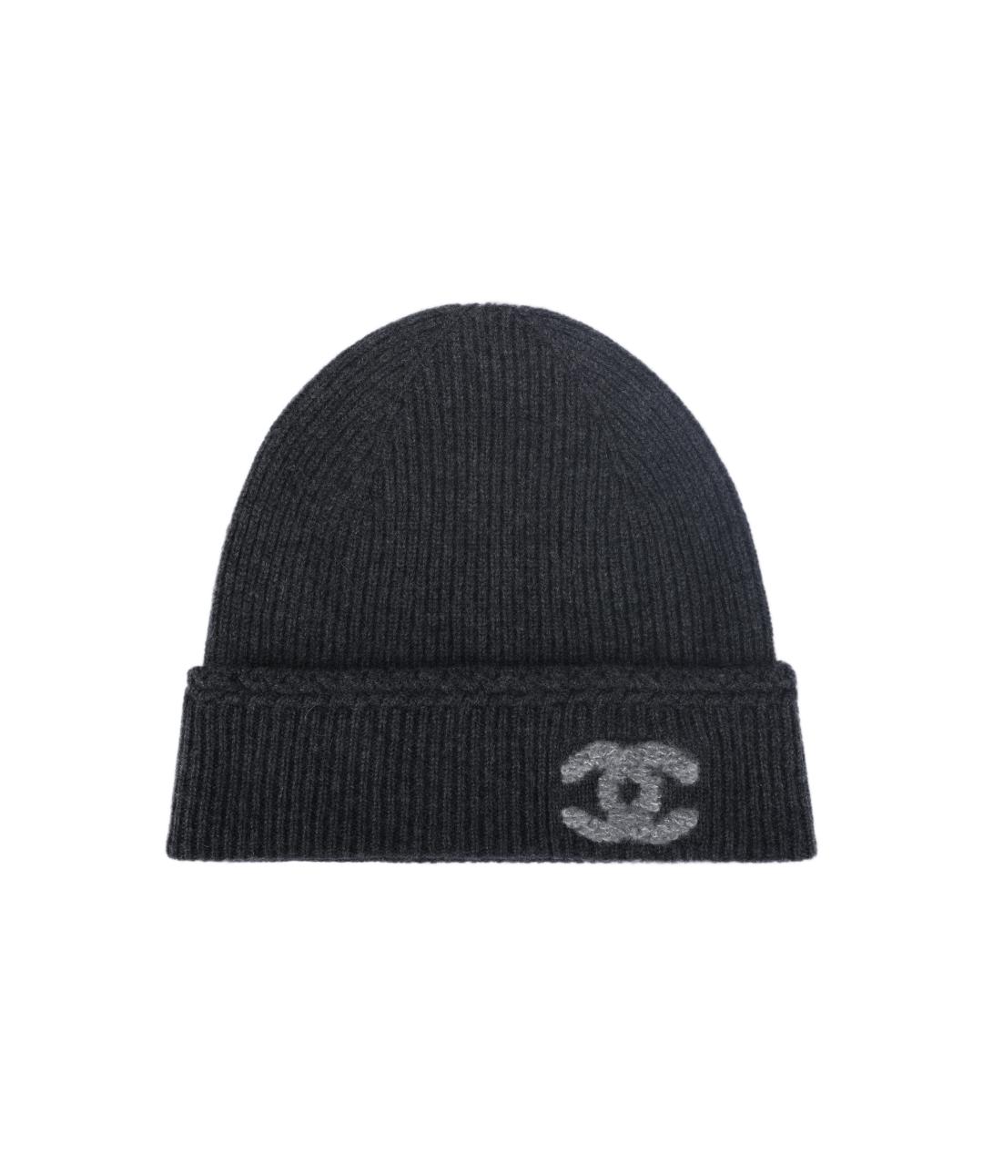 CHANEL Серая шапка, фото 4