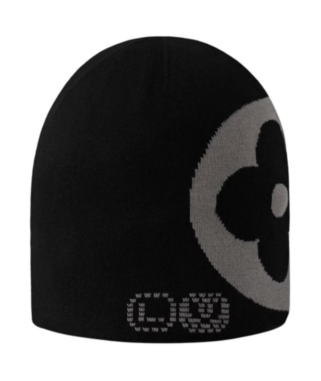 LOUIS VUITTON Черная хлопковая шапка, фото 1
