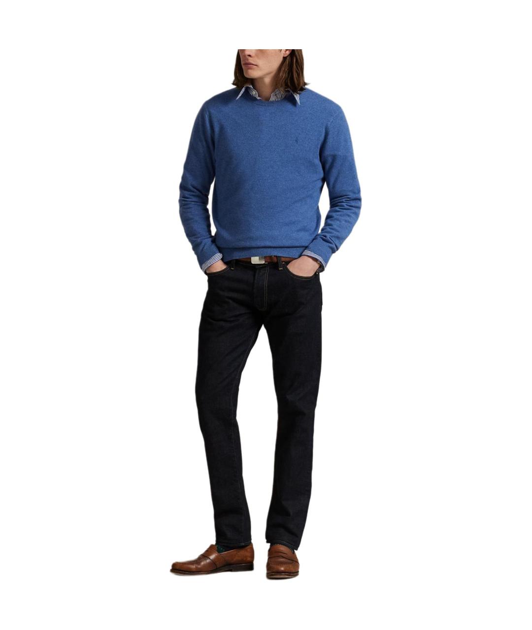 POLO RALPH LAUREN Синий джемпер / свитер, фото 4