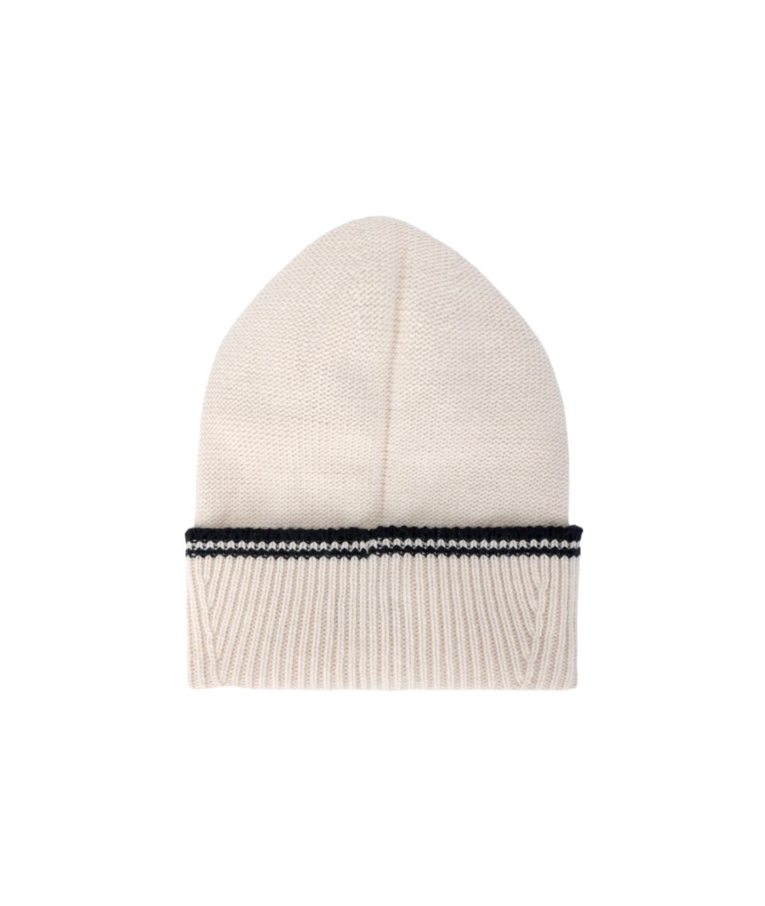 CHANEL Бежевая шапка, фото 2