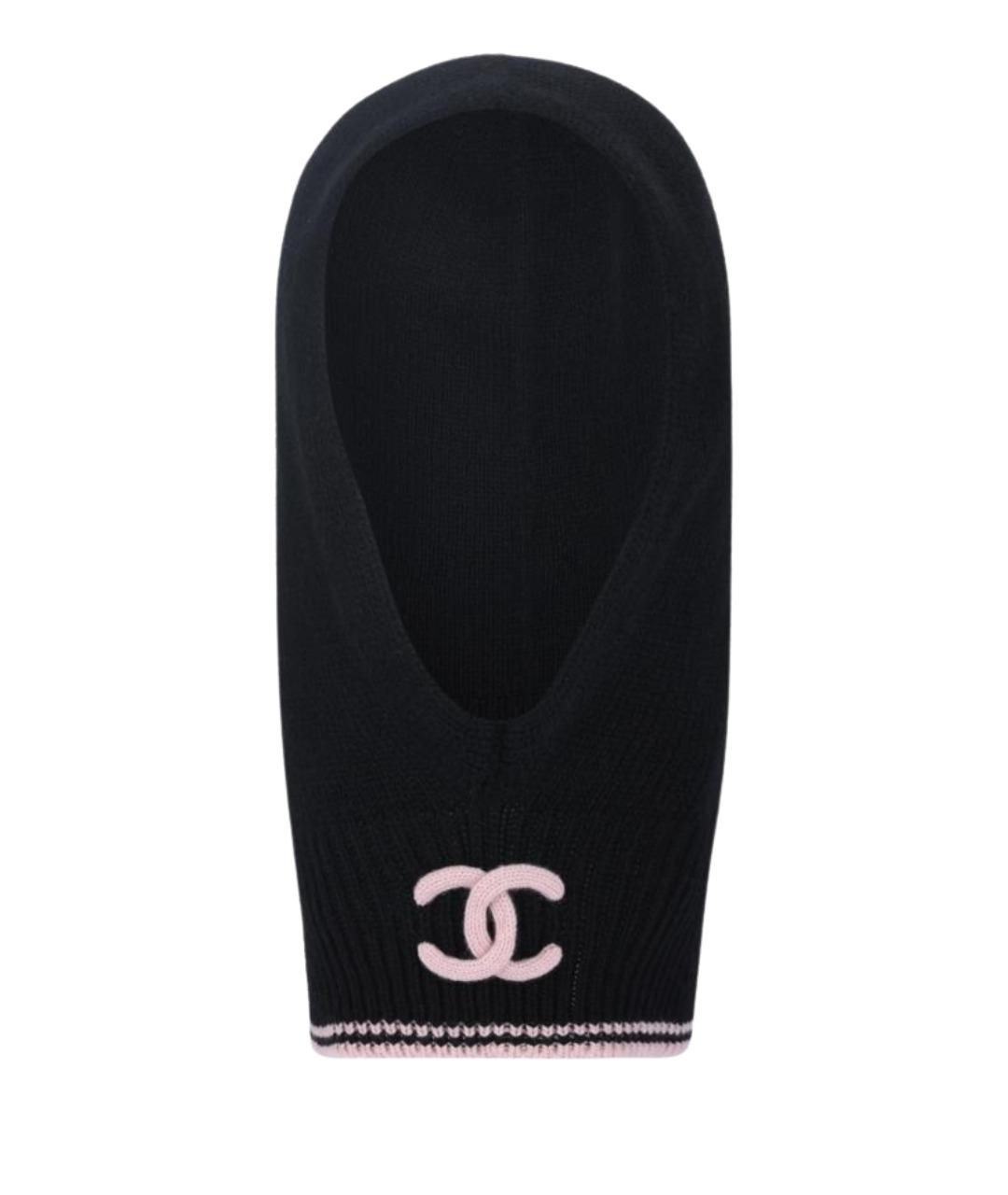 CHANEL Черная шапка, фото 1