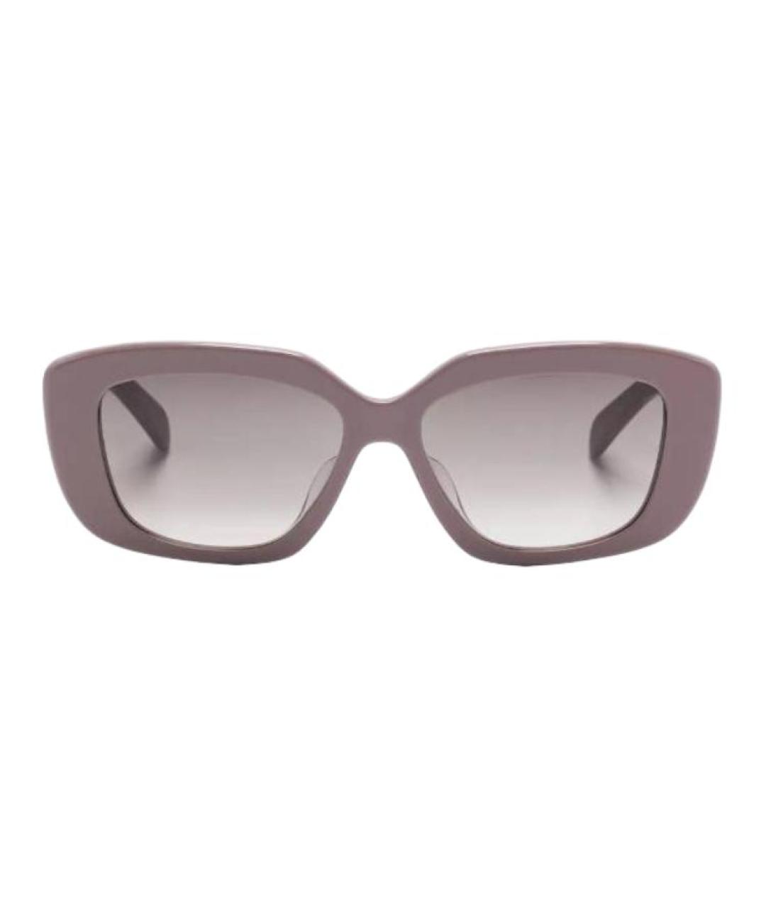 CELINE Розовые пластиковые солнцезащитные очки, фото 2